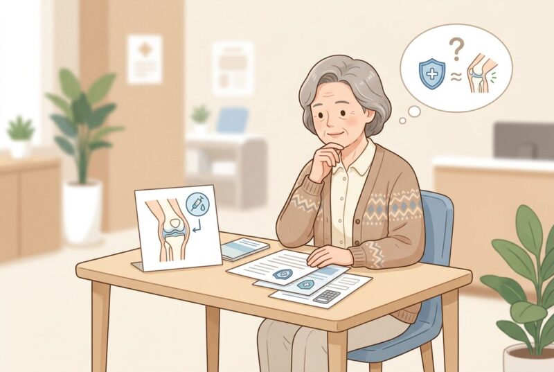 무릎 연골 닳았다고 하는데 실손보험으로 주사치료 받을 수 있나요 관련 이미지